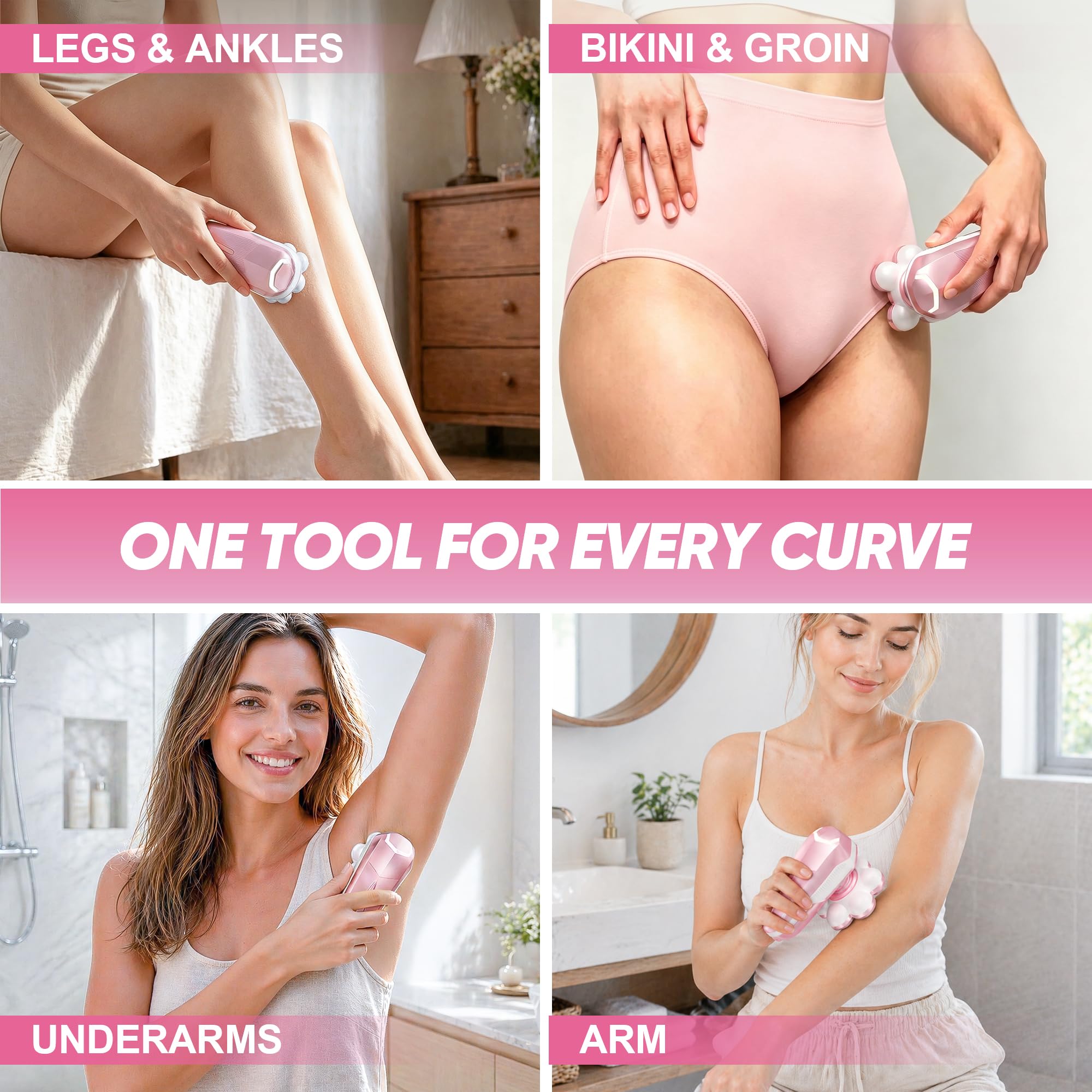 Amazon.com: Electric Shaver for Women, Electric Razor with 7D